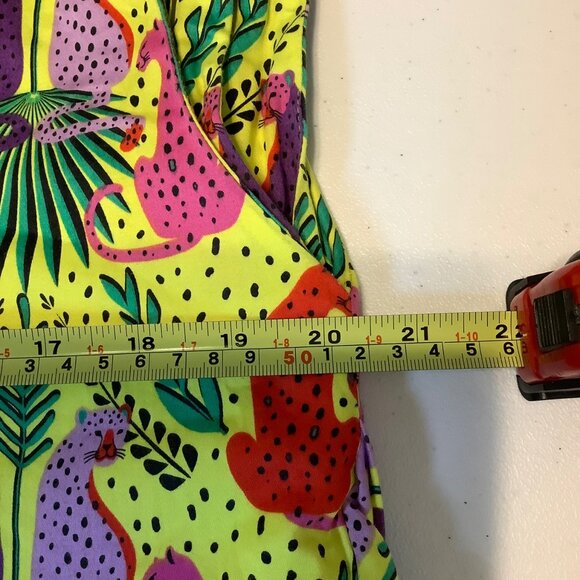 Emily McCarthy Del Mar Caftan Dress Peekaboo Print Size Small Resort Wear - Picture 5 of 9